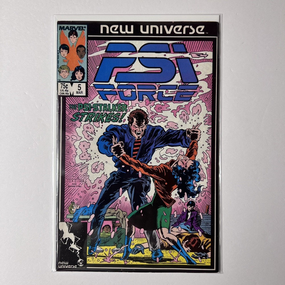 PSI‎ Force New Universe Vintage Marvel Comics 1986 #5